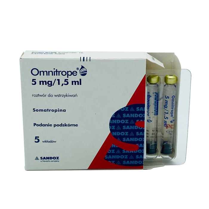 Гормон роста Sandoz Omnitrope 75 IU/ед (Жидкий )