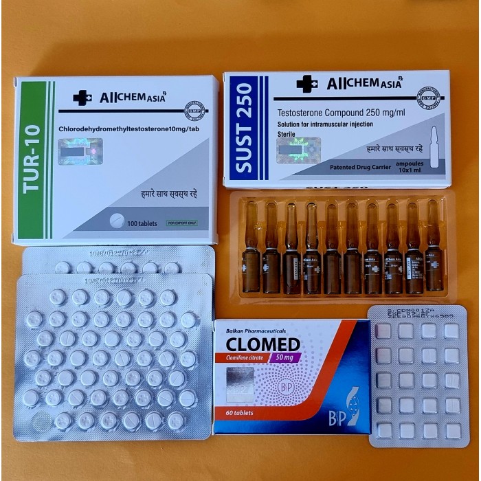 Курс на массу Сустанон + Трінабол на 5 тижнів